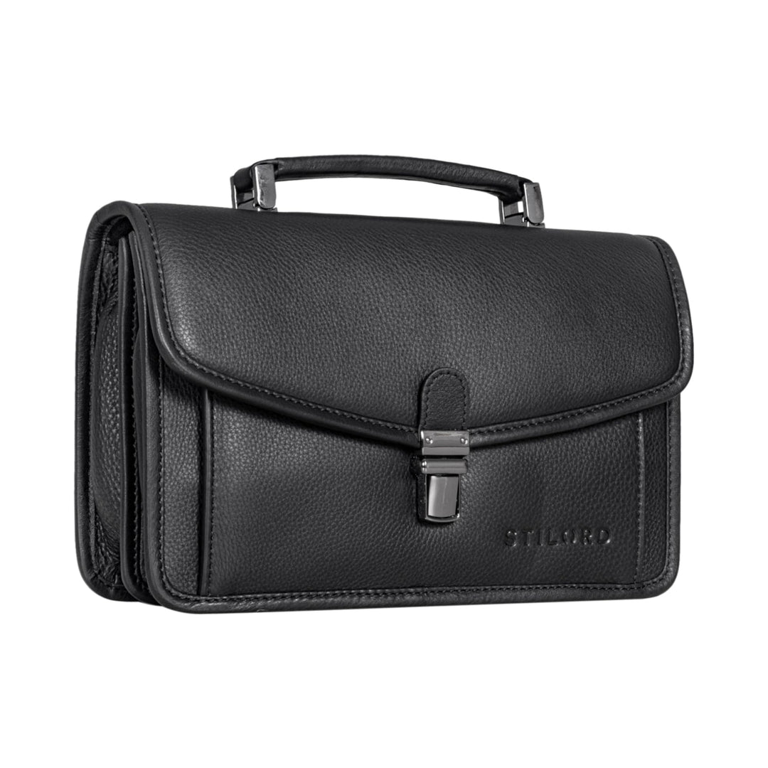 STILORD "Yael Leder Clutch Klein Damen Vintage Mini Handtasche Echtleder Retro Frauentasche Tabletta