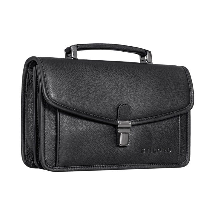 STILORD "Yael Leder Clutch Klein Damen Vintage Mini Handtasche Echtleder Retro Frauentasche Tabletta