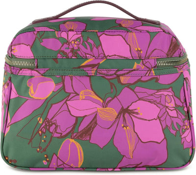 Oilily Coco Beauty Case Sketchy Flower Forrest Green