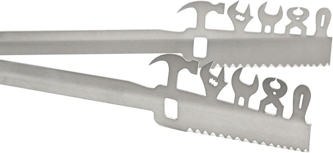 Grillzange Motiv Handwerk Werkzeuge spülmaschinengeeignet, Geschenkidee, Männergeschenk, Geschenk Zi