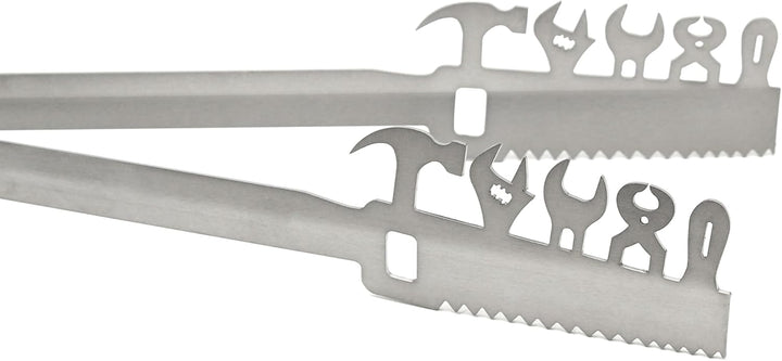 Grillzange Motiv Handwerk Werkzeuge spülmaschinengeeignet, Geschenkidee, Männergeschenk, Geschenk Zi