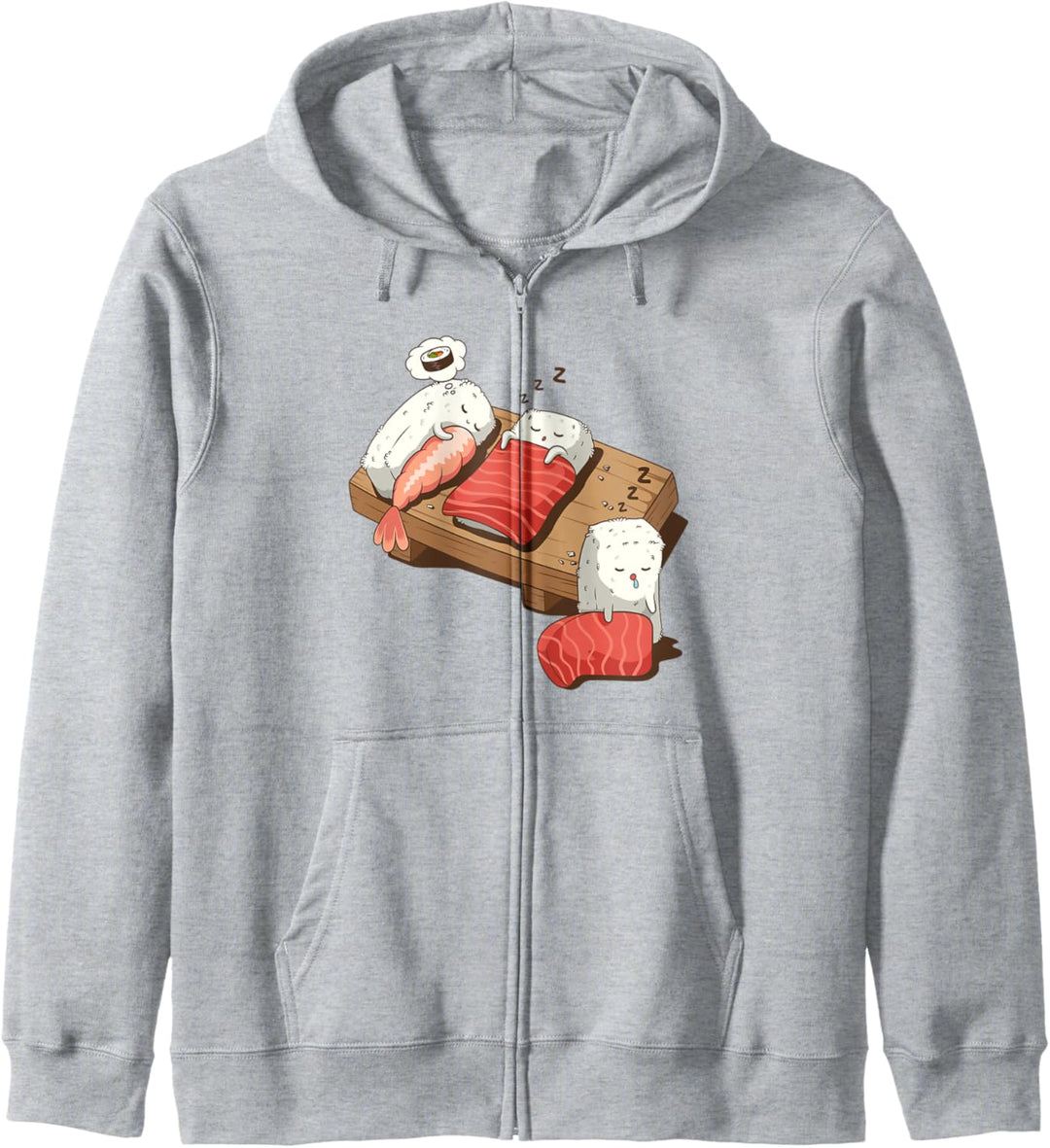 Kawaii Niedlich Anime Otaku Japanisch Sushi Nigiri Kapuzenjacke