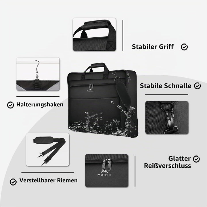 MATEIN Kleidersäcke, grosse Anzug-Reisetasche mit Taschen & Schultergurt für Geschäftsreise, wasserd