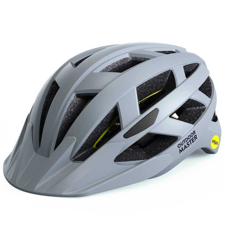 OutdoorMaster MIPS Fahrradhelm - Zwei herausnehmbare Innenfutter & Belüftung in Multi-Environment -