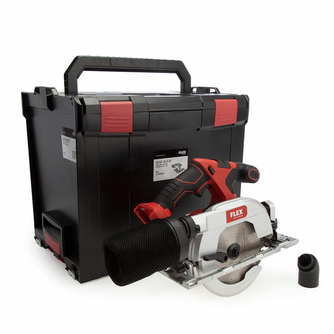 Flex CS 62 18.0-EC Akku-Kreissäge, 18 V, Rot, Einheitsgrösse, 417939, Rot, einheitsgrösse