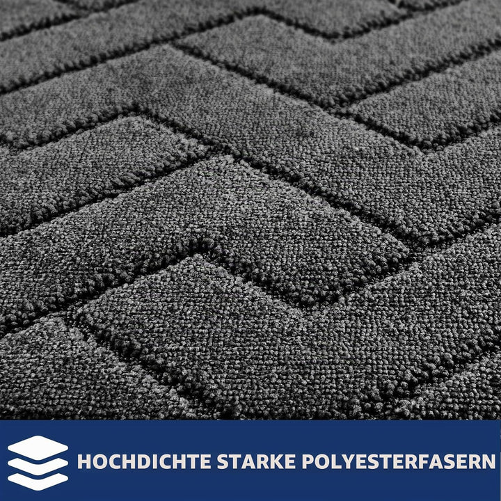 FCSDETAIL Schmutzfangmatte Innen 50 x 80 cm, rutschfeste Fussmatte, waschbar Sauberlaufmatte, absorb