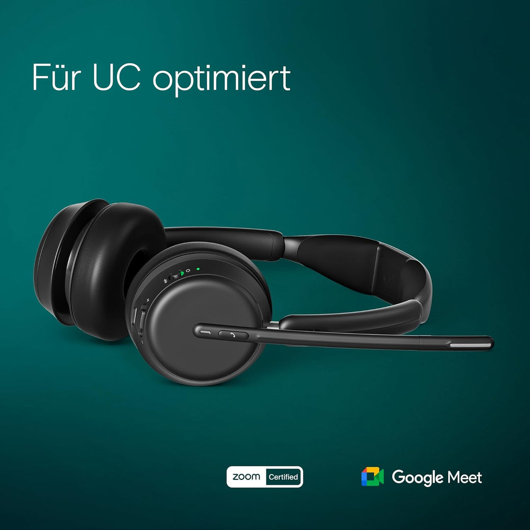 EPOS IMPACT 1061 Fortgeschrittenes kabelloses Headset mit Mikrofon für PC – Beidseitig, EPOS AI Spra