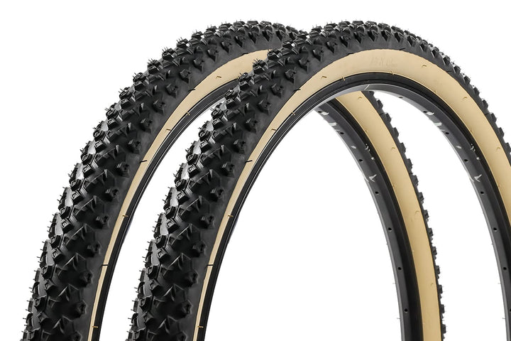 2 Stück 29 Zoll Paco Tires MTB Fahrrad Reifen 29x2.20 Mantel Decke 56-622 Schwarz Beige