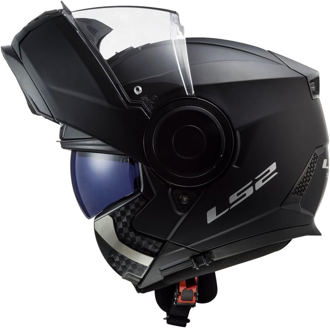 LS2 Motorradhelm FF902 SCOPE SOLID MATT BLACK, Schwarz, XXL XXL Schwarz, XXL Schwarz