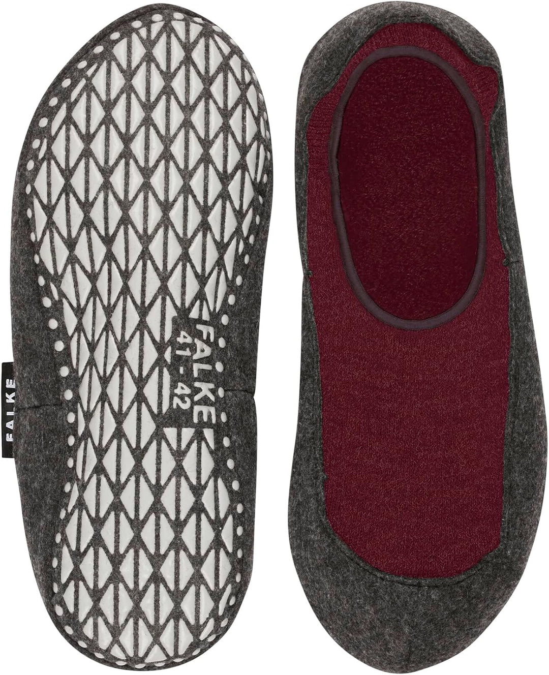 FALKE Herren Cosyshoe Invisible Stoppersocken rutschhemmende Noppen auf der Filzsohle Füsslinge komf