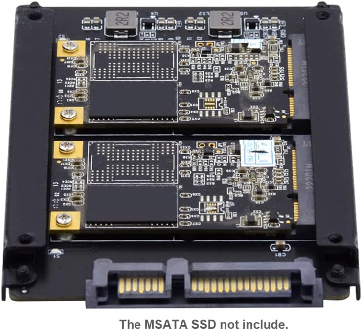 Xiwai Dual MSATA Mini-SATA SSD Karte JOBD Raid0 Span Bridge zu 2.5inch SATA Combo HDD Festplattengeh