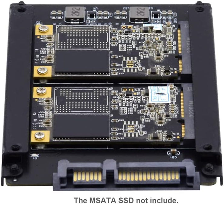 Xiwai Dual MSATA Mini-SATA SSD Karte JOBD Raid0 Span Bridge zu 2.5inch SATA Combo HDD Festplattengeh
