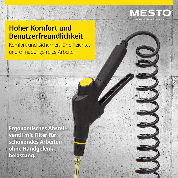 MESTO FERROX Plus 6 Hochdrucksprühgerät 6L Set inkl. MESTO Köcher | Drucksprüher 6 Bar | Schalölspri