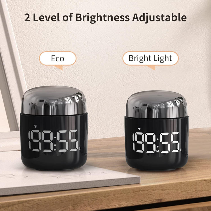 MeesMeek Digitaler Küchentimer mit grosser LED-Anzeige Countdown-Timer mit Einstellbarer Lautstärke