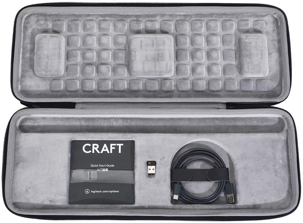Schutzhülle für Logitech Craft Advanced, Aufbewahrungstasche für kabellose Tastatur, Reisetasche, ve