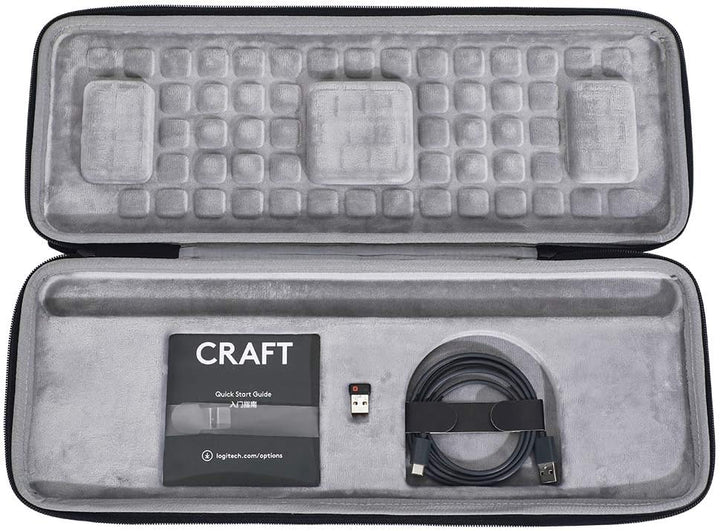 Schutzhülle für Logitech Craft Advanced, Aufbewahrungstasche für kabellose Tastatur, Reisetasche, ve