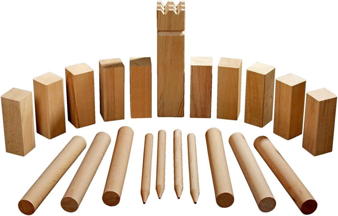 Philos 3314 - Kubb Game, Originalgrösse, Buche, Wurf- und Geschicklichkeitsspiel