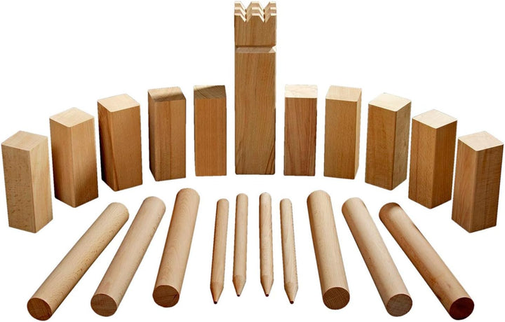 Philos 3314 - Kubb Game, Originalgrösse, Buche, Wurf- und Geschicklichkeitsspiel