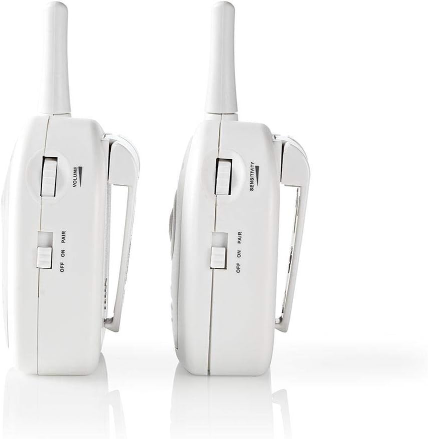 Nedis Audio-Baby-Monitor - Babyphone - FHSS - Rückruffunktion - 300 m - Batteriebetrieben/Netzstromv