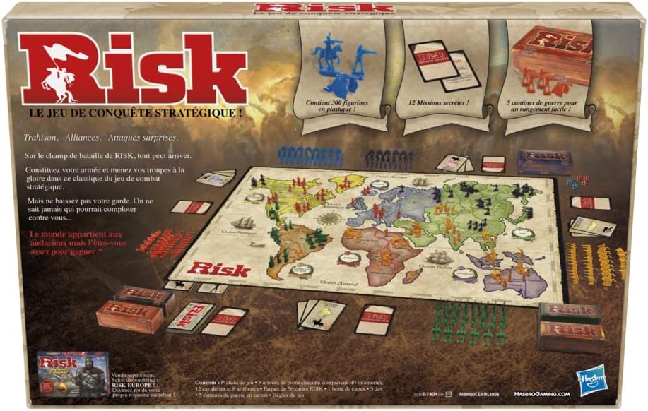 Hasbro Gaming Risk Game Board