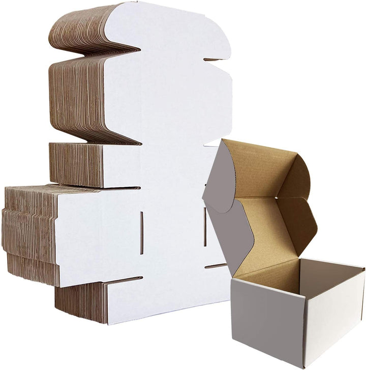 HORLIMER 25 Stück Versandkarton Klein Karton Box, 153x102x76mm Verpackungskartons mit Deckel für War