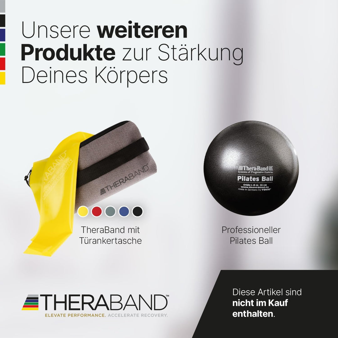 TheraBand Original Fitnessband – 2,5m Resistance Band für Ganzkörpertraining, Kraft & Flexibilität –