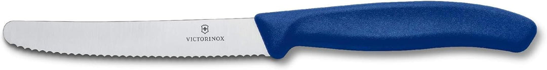 Victorinox 6 Stück Tafelmesser - Tomatenmesser Swiss Classic mit Wellenschliff rostfrei - Swiss Made
