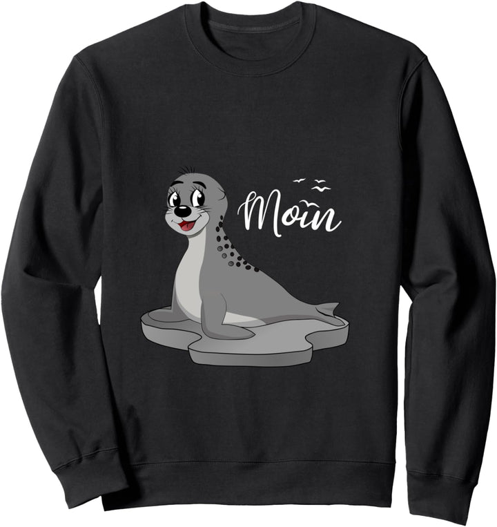 Moin Seehund Robben Ostsee Nordsee Strand Insel Urlaub Sweatshirt