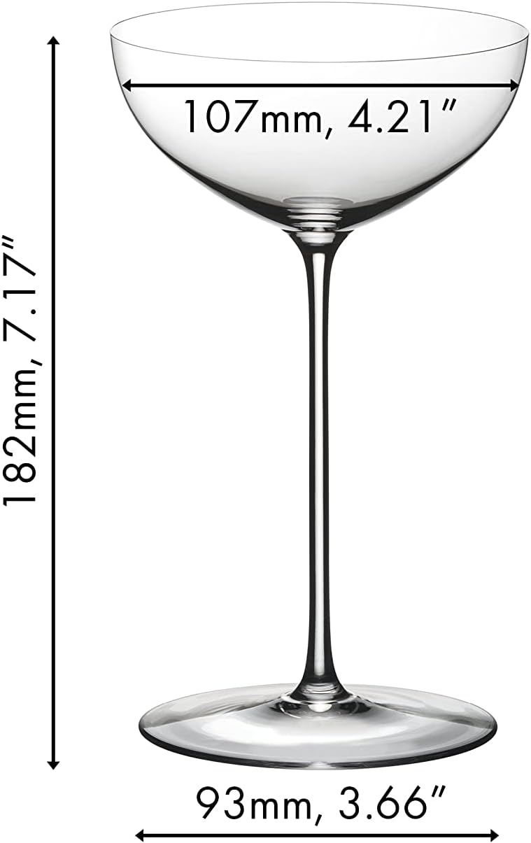 Riedel Supperleggero Coupe/Cocktailglas, Einzelstiel, transparent Moskato/Coupe, Moskato/Coupe