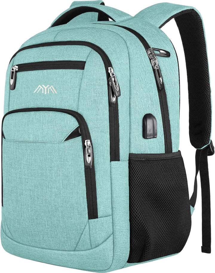 Rucksack Damen Schulrucksack Mädchen Teenager, Schule Daypacks für 15.6 Zoll Laptop Rucksack mit USB