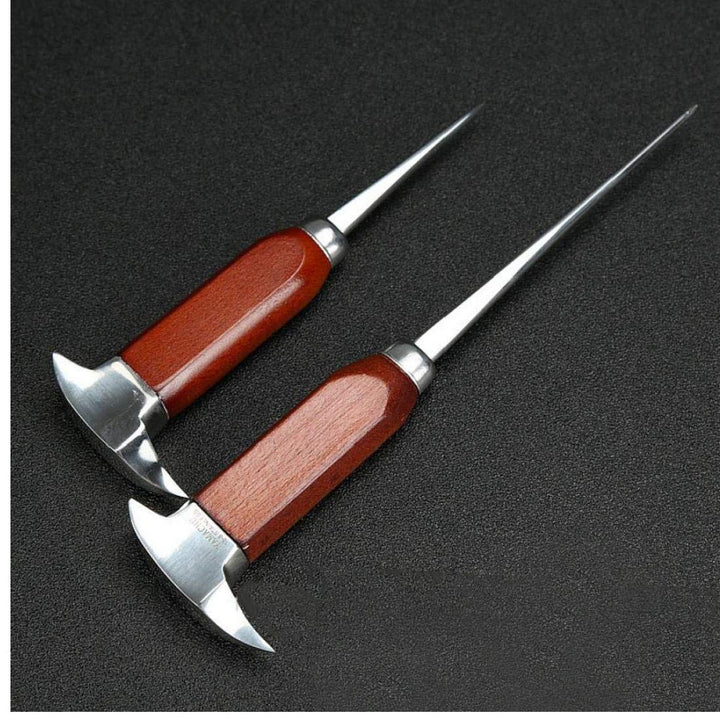 BYFRI Küche Eispickel Edelstahl-EIS-Crusher Holzgriff Japanese Style Ice Chipper Professionellen Bar