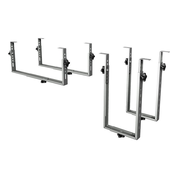Dataflex Viewgo Computerhalterung - Schreibtisch 32.182 Silber, verstellbare PC-Halterung aus Stahl,