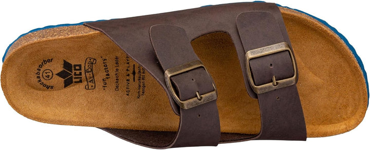 Lico Mädchen Bioline Look Hausschuh 40 EU Braun, 40 EU Braun