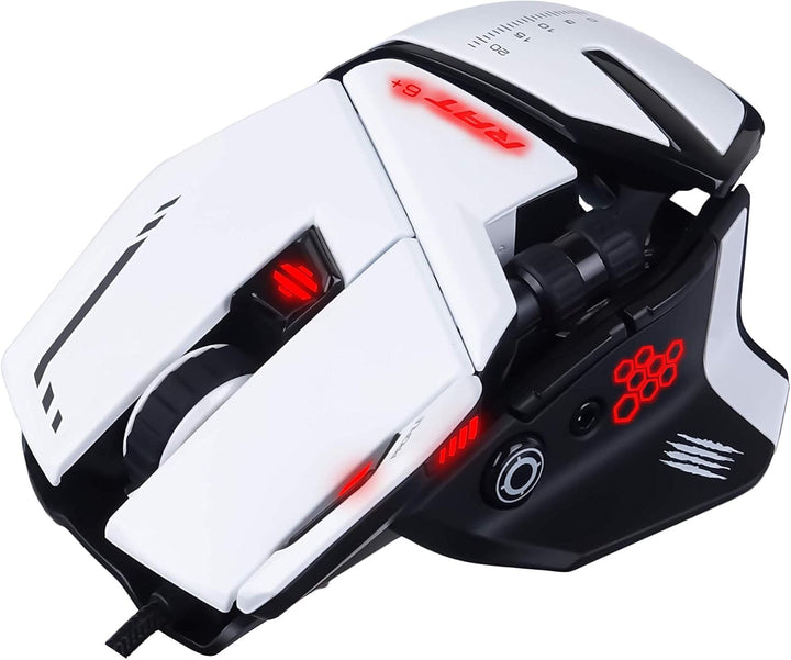 MadCatz R.A.T. 6+ Optical Gaming Mouse, White R.A.T. 6+