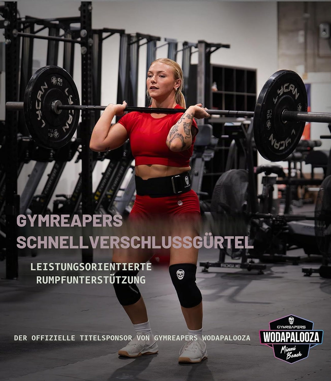 Gymreapers Schnellverschluss-Gewichthebergürtel für Bodybuilding, Kraftdreikampf, Cross-Training – 4