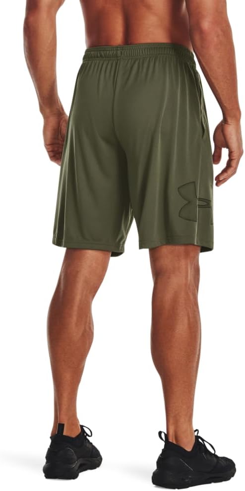 Under Armour Herren Tech Graphic Shorts (390) Marine Od Green / / Black XL, (390) Marine Od Green /