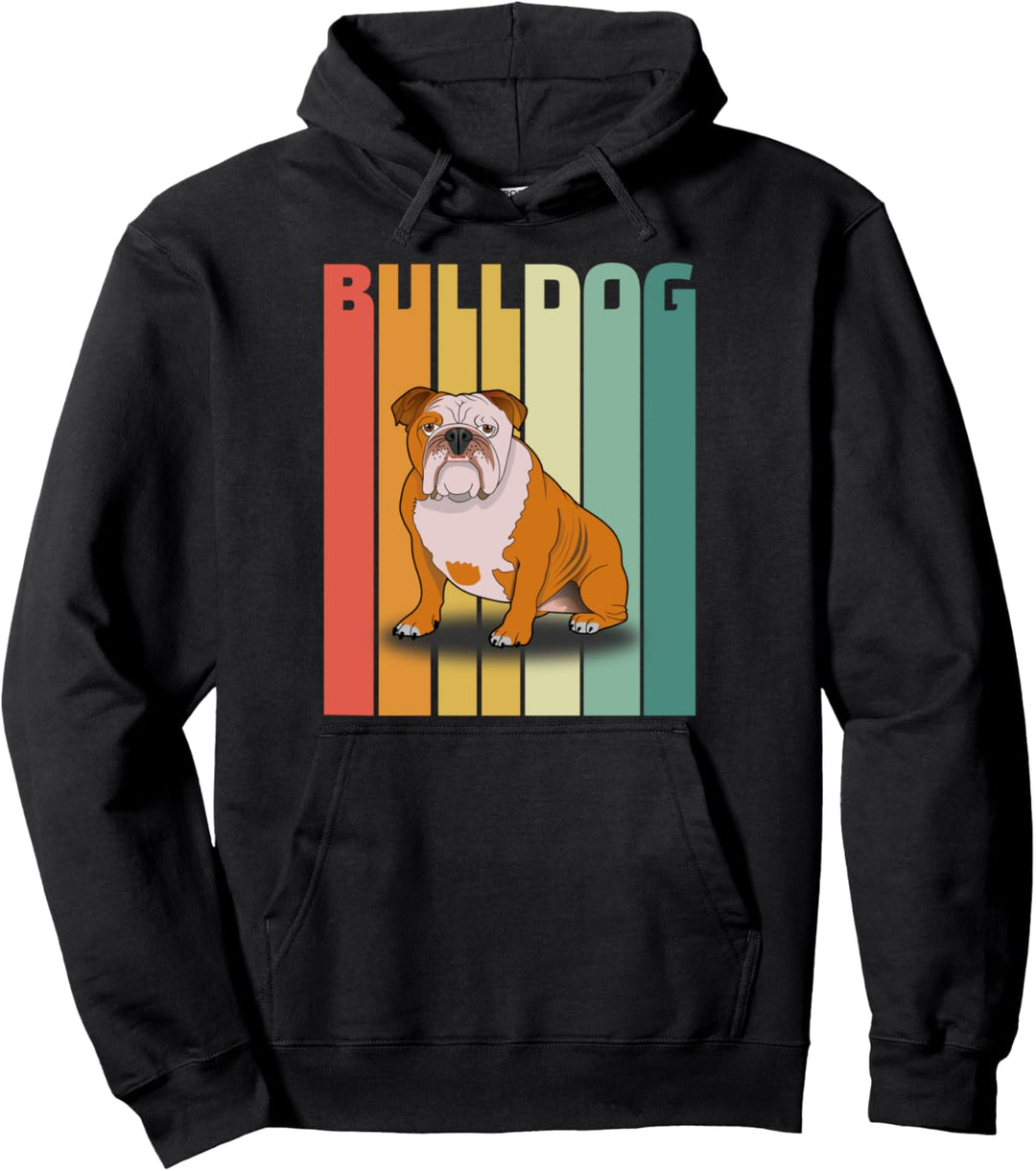 Lustiges englisches Bulldoggen-niedliches Geschenk Pullover Hoodie