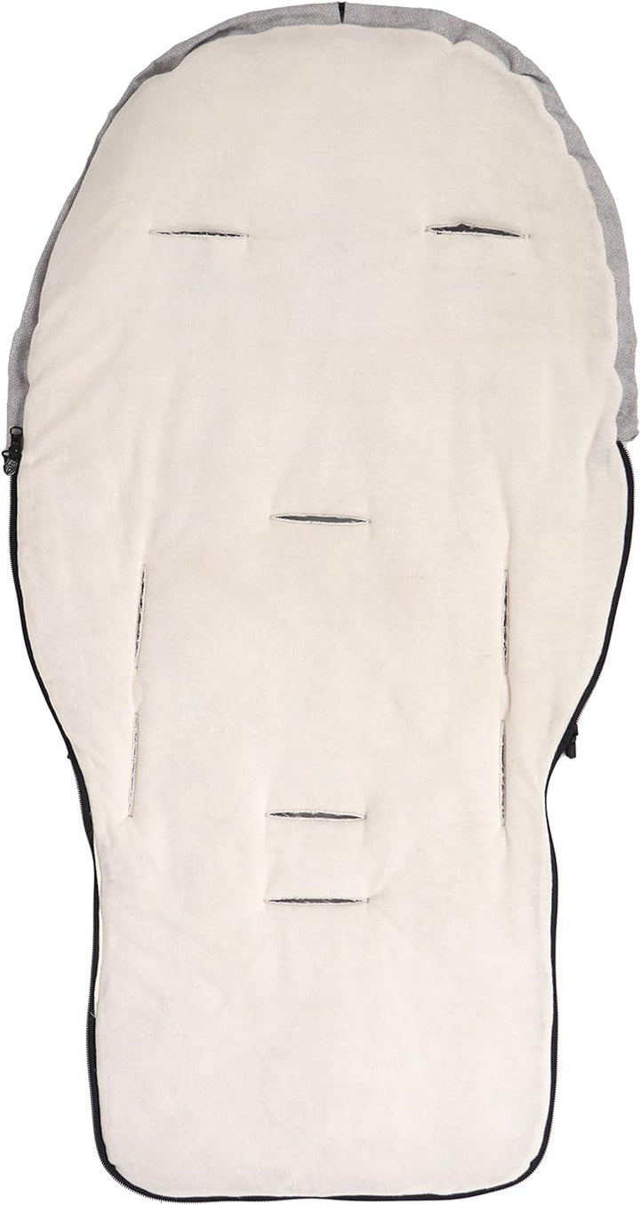 Kaiser Sommerfusssack Vario 6571423 hellgrau melange 1 Stück (1er Pack), hellgrau melange 1 Stück (1