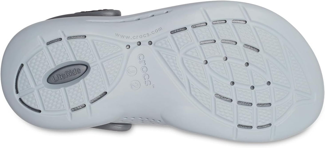 Crocs Unisex Kinder Literide 360 Clog T 22/23 EU Black Slate Grey, 22/23 EU Black Slate Grey