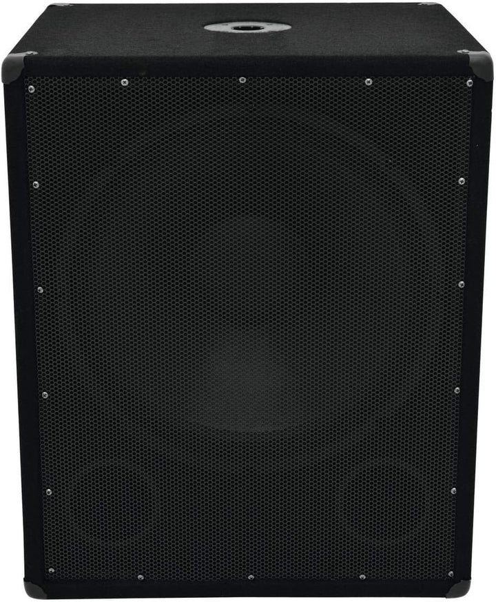 Omnitronic BX-1850 Subwoofer 1200W | 18" Subwoofer mit 1200 Watt Leistung | Druckvolle Bass-Unterstü