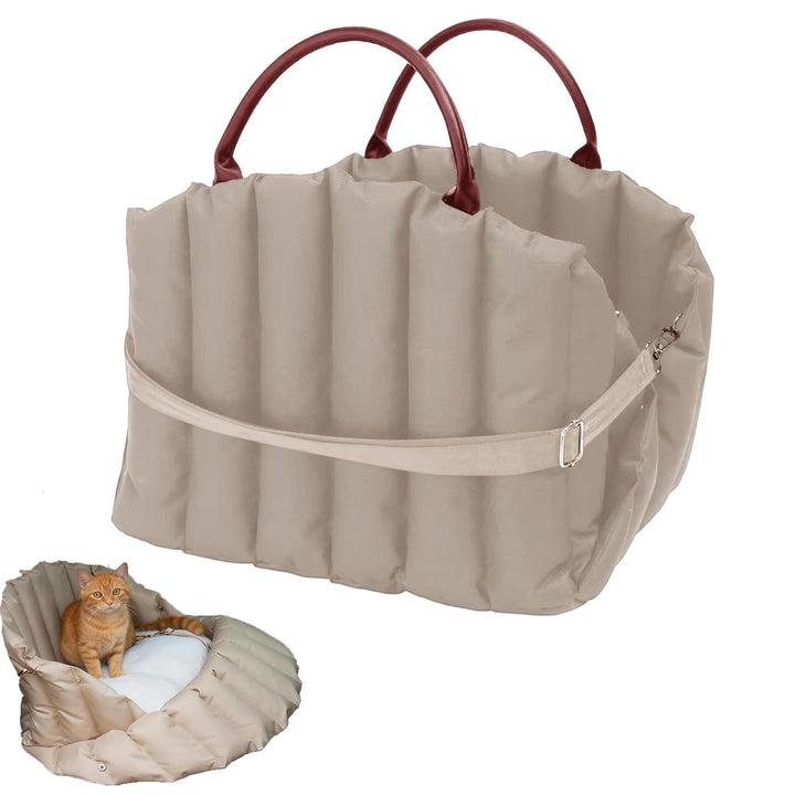Hunde Autositz, Autositz Hund, Hundetasche für kleine Hunde 5kg, Rutschfester Tragetasche Hund, Stil
