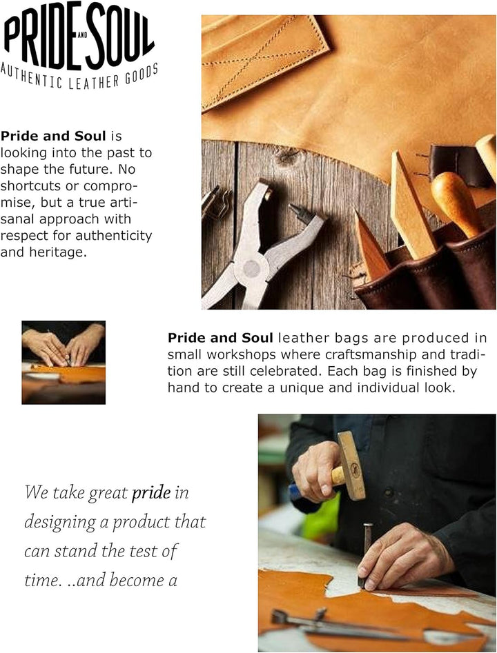 Pride and Soul Alassio Businesstasche JAYDEN Braun 37, 37