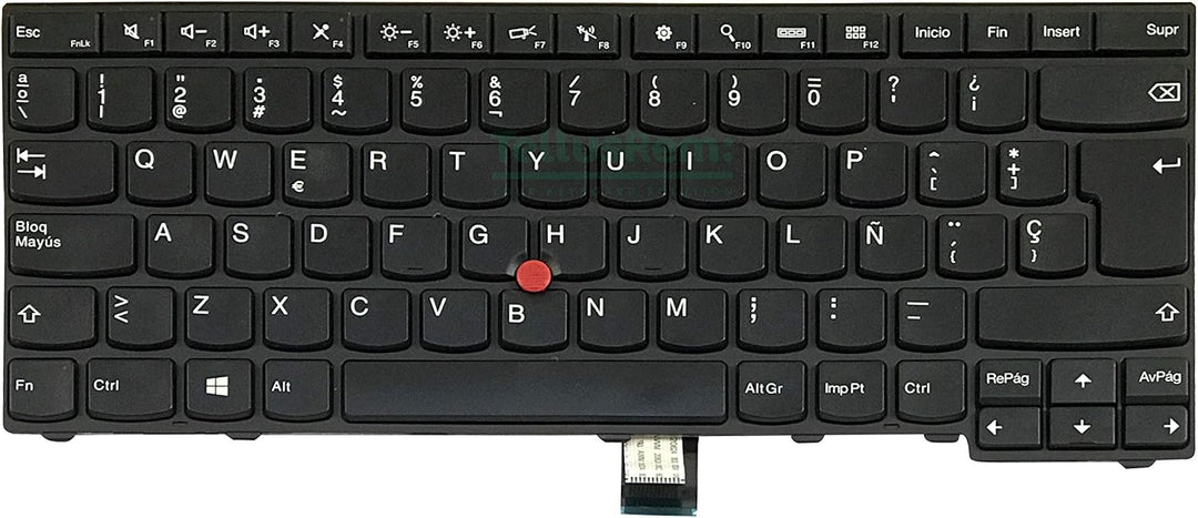 TellusRem ersatztastatur Spanisch Hintergrundbeleuchtung für Lenovo Thinkpad T431 T431S E431 T440 T4