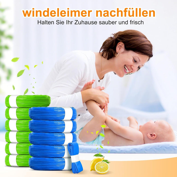 Windeleimer Nachfüllkassetten kompatibel mit Tommee Tippee Sangenic Tec+Simplee Sangenic + Twist & C