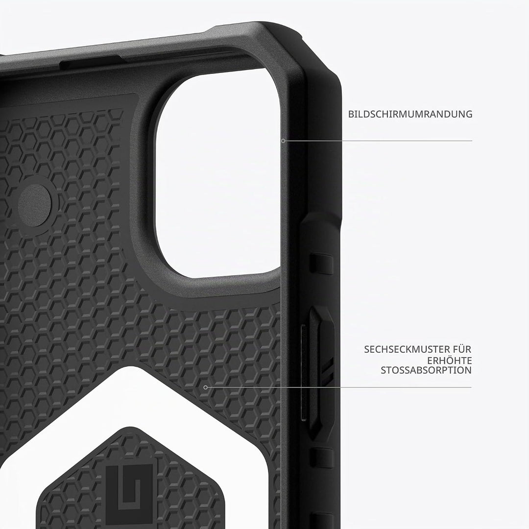 URBAN ARMOR GEAR Pathfinder Hülle kompatibel mit Apple iPhone 15 Plus Case [Wireless Charging/Magnet