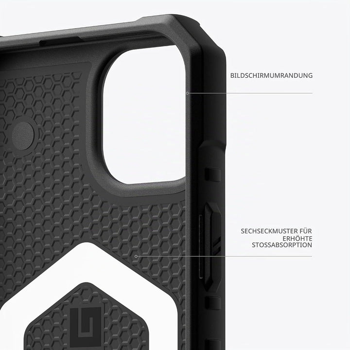 URBAN ARMOR GEAR Pathfinder Hülle kompatibel mit Apple iPhone 15 Plus Case [Wireless Charging/Magnet