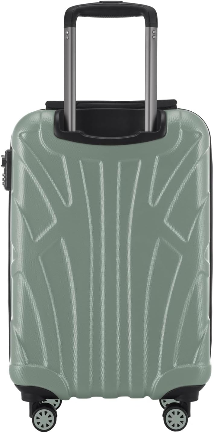 suitline Handgepäck Hartschalen-Koffer Koffer Trolley Rollkoffer Reisekoffer, TSA, 55 cm, ca. 34 Lit