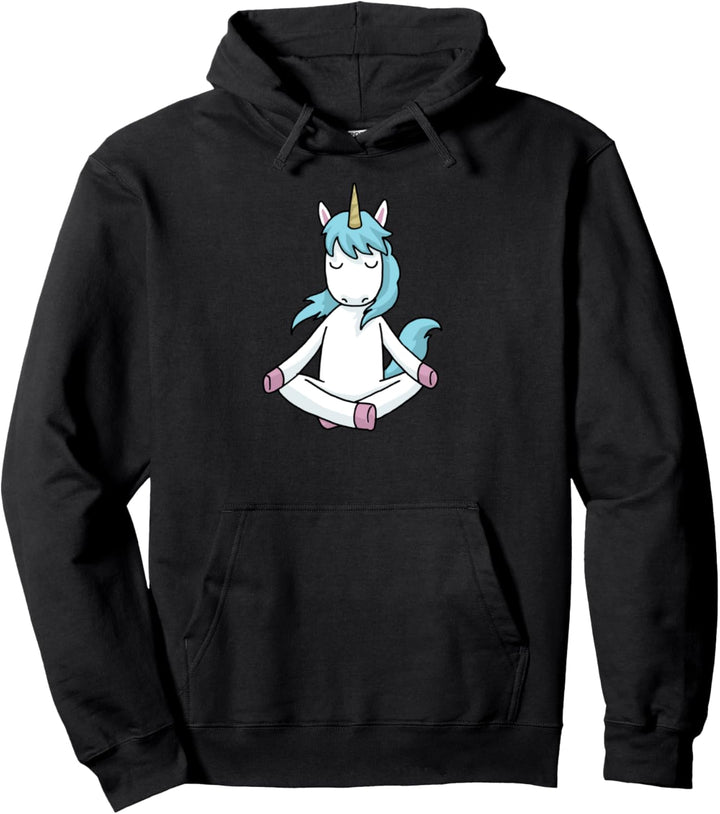 Einhorn Yoga Pullover Hoodie