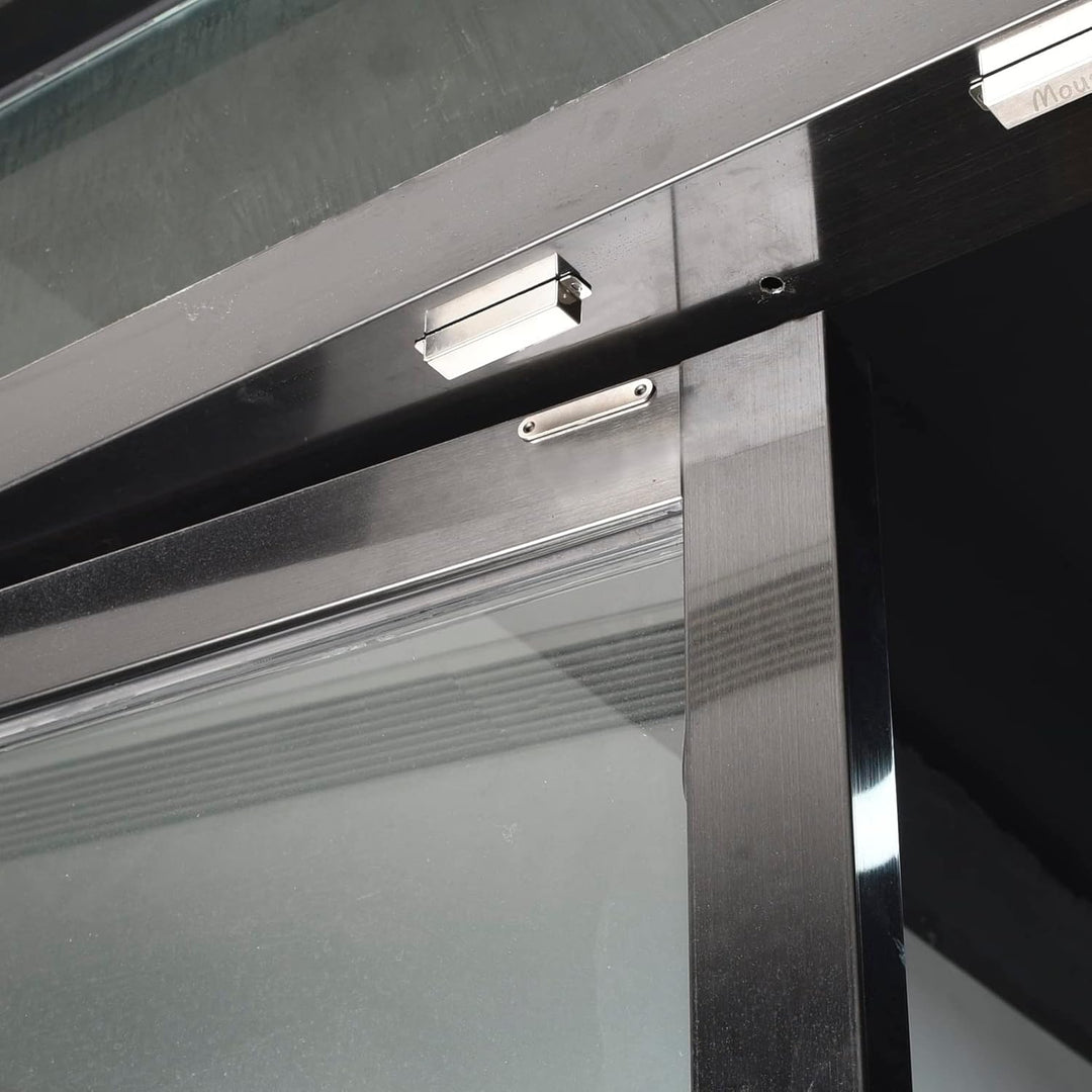 Mousike Magnetischer Türverschluss Heavy Duty 40KG Edelstahl-Türmagnete mit starkem Magnet für Küche