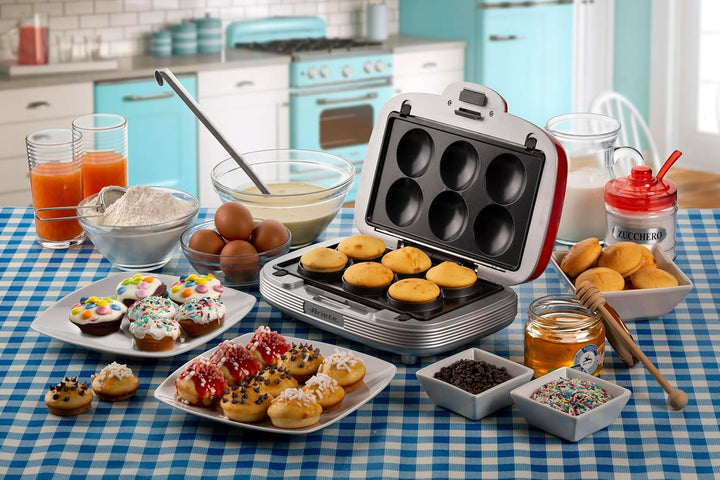 Ariete 1972 Sandwiches & Cookies Party Time, Elektrische Multifunktionsplatte, 700 Watt, 3 antihaftb